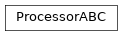 Inheritance diagram of coffea.processor.processor.ProcessorABC